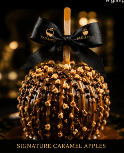 Signature Bad Apple caramel apple